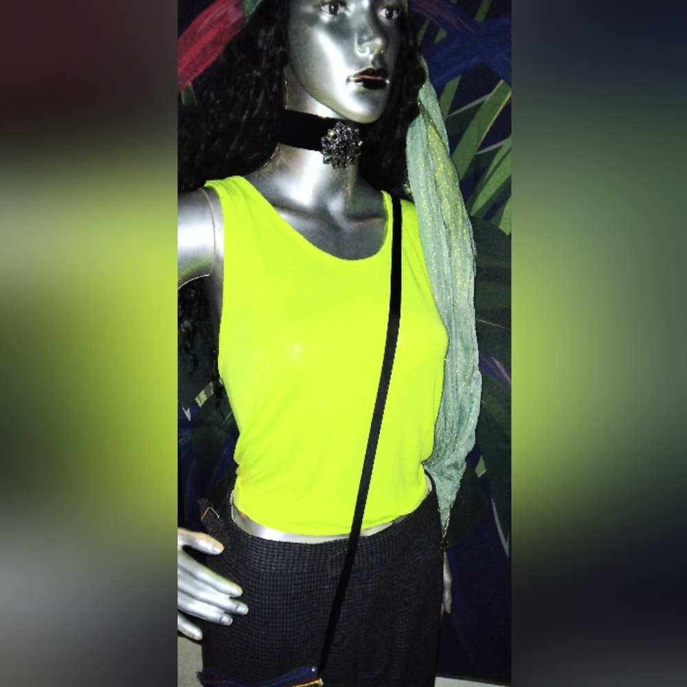 Exist Miami Vibrant Green Sleeveless Top